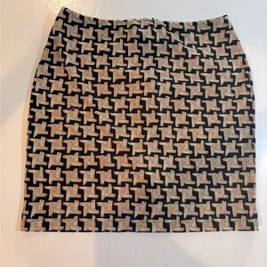 J. MCLAUGHLIN Brown Black SKIRT 6